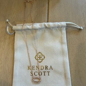 Kendra Scott Rose Gold Pendant Necklace